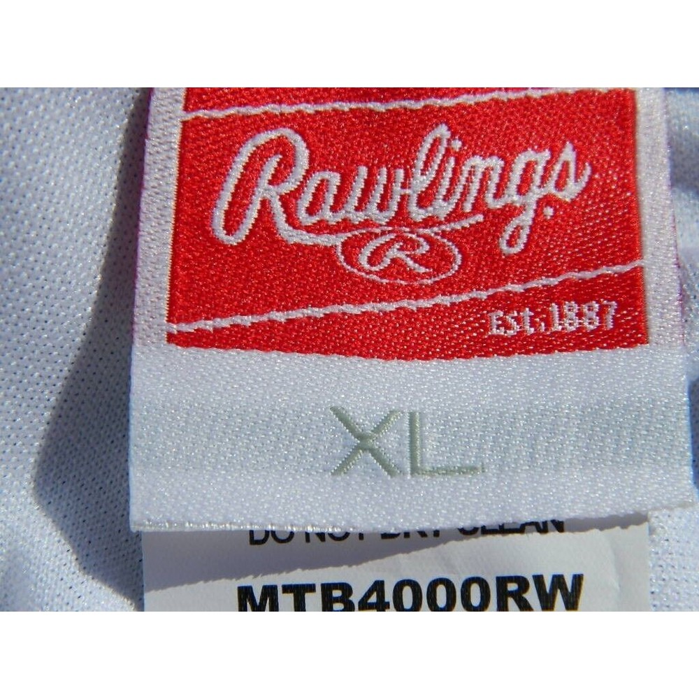 Rawlings Baseball Pants Men's XL White Elastic Bottom NWT - Picture 7 of 12